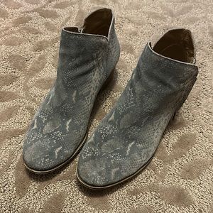 Lucky Brand | Grey Breck Suede Booties | 9